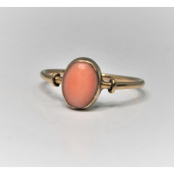 antique coral ring