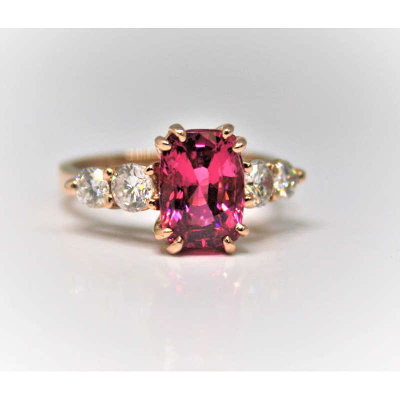 spinel engagement ring