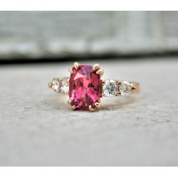 pink spinel ring