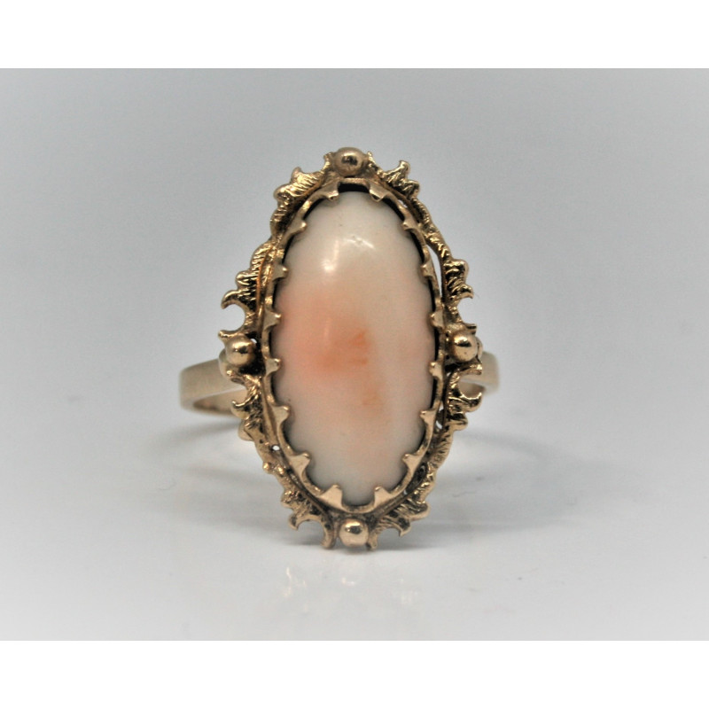 vintage coral ring