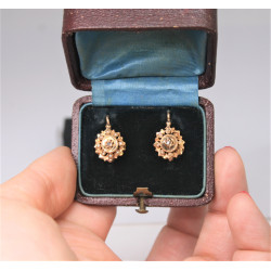 vintage diamonds and pearls earrings