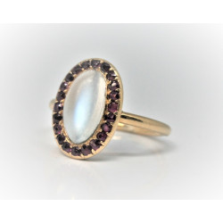 bague vintage pierre de lune