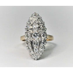 bague marquise diamants