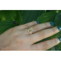 antique 18K gold ring