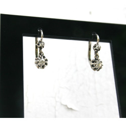 antique french diamond earrings