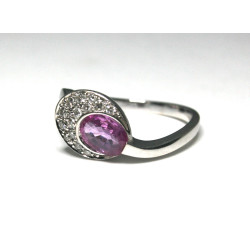 pink sapphire ring