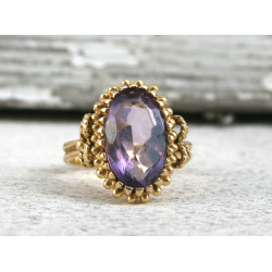 vintage amethyst ring