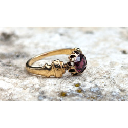 bague vintage grenat