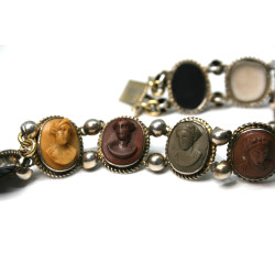 Victorian cameo bracelet