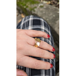 18K gold Dior ring