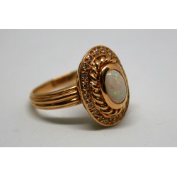 bague vintage opale