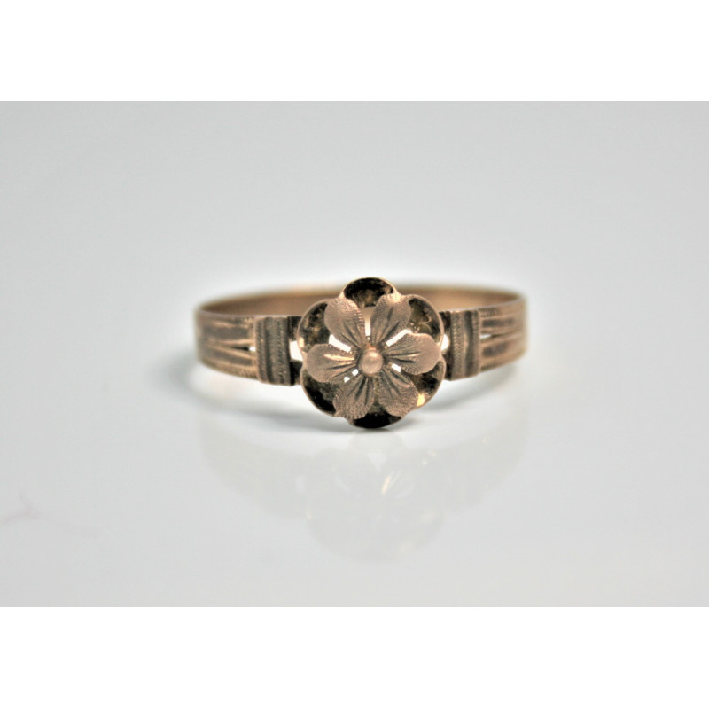 Bague or rose 18 carats deals